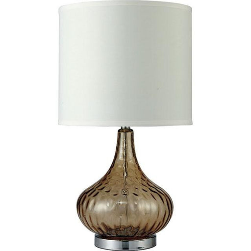 Donna Amber 15"H Glass Amber Table Lamp - Furniture Stars (Chicago, IL)