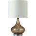 Donna Amber 15"H Glass Amber Table Lamp - Furniture Stars (Chicago, IL)