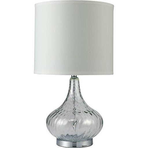 Donna Clear 15"H Glass Clear Table Lamp - Furniture Stars (Chicago, IL)