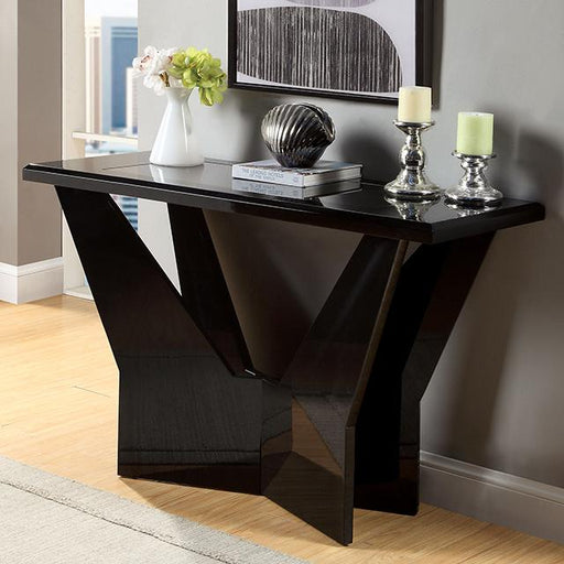 DUBENDORF Sofa Table, Black - Furniture Stars (Chicago, IL)