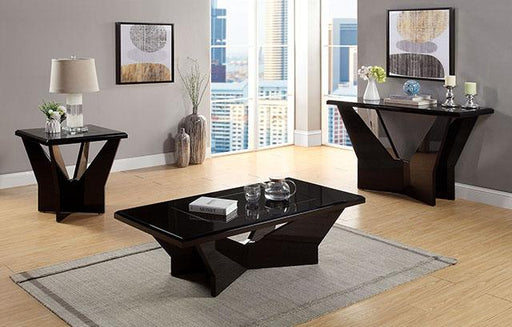 DUBENDORF End Table, Black - Furniture Stars (Chicago, IL)