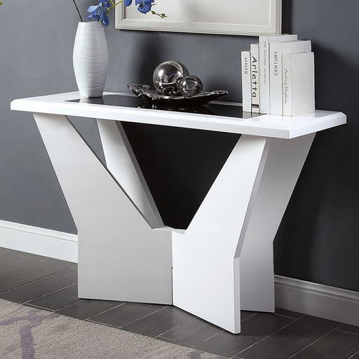 DUBENDORF Sofa Table, White - Furniture Stars (Chicago, IL)