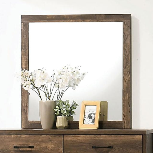 DUCKWORTH Mirror, Light Walnut - Furniture Stars (Chicago, IL)