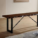 Dulce Walnut Bench - Furniture Stars (Chicago, IL)