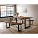 Dulce Walnut Bench - Furniture Stars (Chicago, IL)