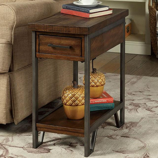 Dundalk Dark Oak Side Table - Furniture Stars (Chicago, IL)