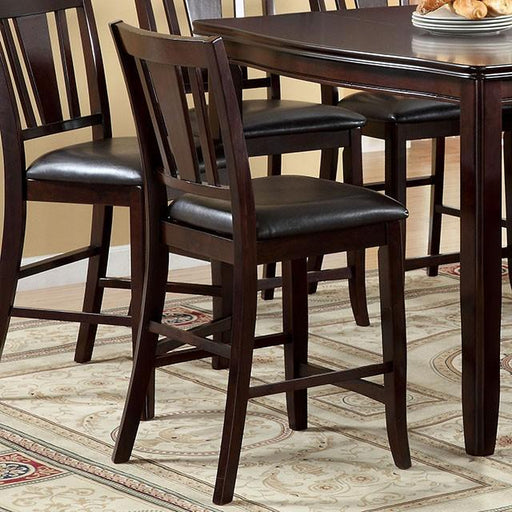 Edgewood II Espresso Counter Ht. Chair (2/CTN) - Furniture Stars (Chicago, IL)