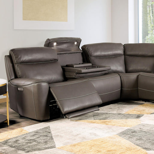 EDMONDUS Power Sectional, Dark Gray - Furniture Stars (Chicago, IL)