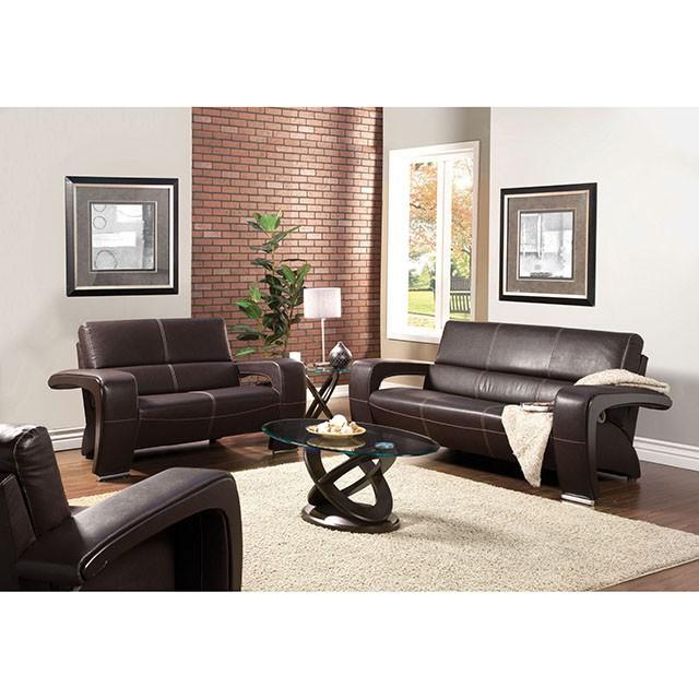 Atwood II Dark Walnut Coffee Table - Furniture Stars (Chicago, IL)