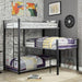 Aubrey Sand Black Twin Triple Decker Bed - Furniture Stars (Chicago, IL)