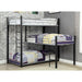 Aubrey Sand Black Twin Triple Decker Bed - Furniture Stars (Chicago, IL)