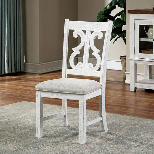 Auletta Transitional Side Chair (2/CTN) - Furniture Stars (Chicago, IL)