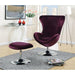 Eloise Purple Accent Chair w/ Ottoman - Furniture Stars (Chicago, IL)