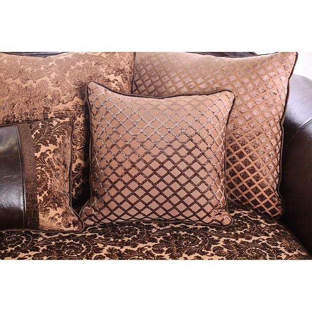 ELPIS Brown/Espresso Sofa - Furniture Stars (Chicago, IL)