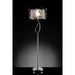 Elva Silver/Chrome Floor Lamp, Double Shade - Furniture Stars (Chicago, IL)