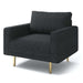 ELVERUM Chair, Black - Furniture Stars (Chicago, IL)