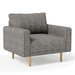ELVERUM Chair, Charcoal Gray - Furniture Stars (Chicago, IL)