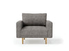 ELVERUM Chair, Charcoal Gray - Furniture Stars (Chicago, IL)