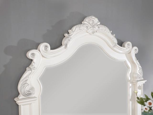 ESPARANZA Mirror, Pearl White - Furniture Stars (Chicago, IL)