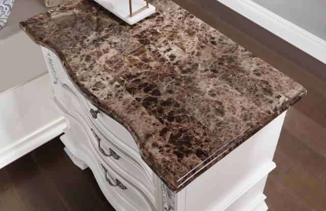 ESPARANZA Night Stand, Pearl White - Furniture Stars (Chicago, IL)