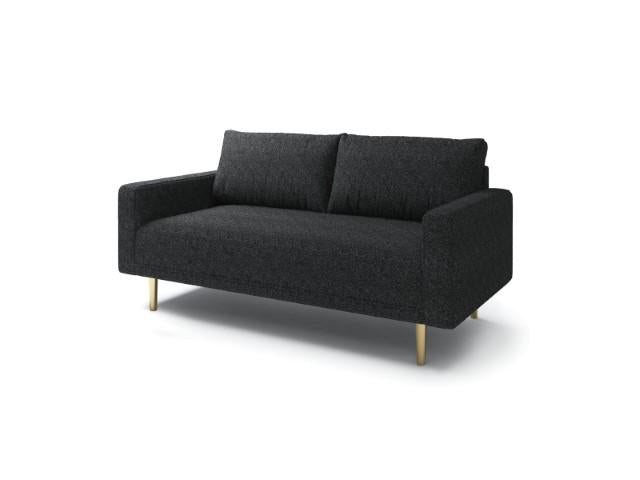 ELVERUM Loveseat, Black - Furniture Stars (Chicago, IL)