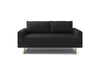 ELVERUM Loveseat, Black - Furniture Stars (Chicago, IL)