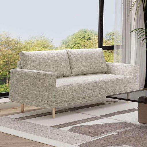 ELVERUM Loveseat, Off-White - Furniture Stars (Chicago, IL)