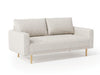 ELVERUM Loveseat, Off-White - Furniture Stars (Chicago, IL)