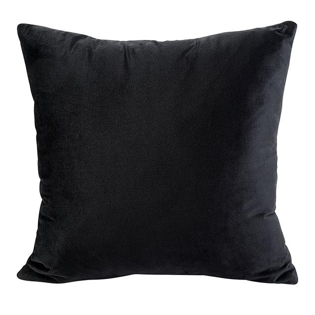 EVADNE Chair w/ Pillow, Black - Furniture Stars (Chicago, IL)