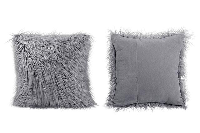 EVADNE Loveseat w/ Pillows, Black - Furniture Stars (Chicago, IL)