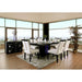 Evangeline Black/Beige Dining Table - Furniture Stars (Chicago, IL)