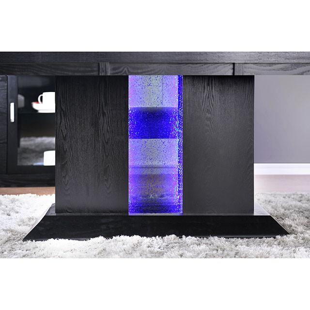 Evangeline Black/Beige Dining Table - Furniture Stars (Chicago, IL)