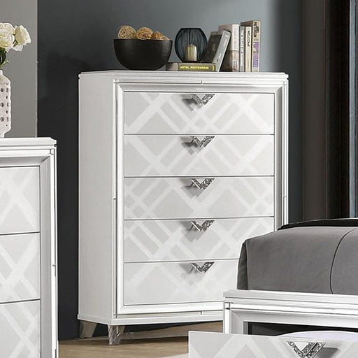 EMMELINE Chest, White - Furniture Stars (Chicago, IL)