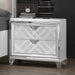 EMMELINE Night Stand w/ USB, White - Furniture Stars (Chicago, IL)