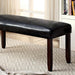 EMMONS I Dark Cherry/Espresso Bench - Furniture Stars (Chicago, IL)
