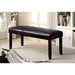 EMMONS I Dark Cherry/Espresso Bench - Furniture Stars (Chicago, IL)