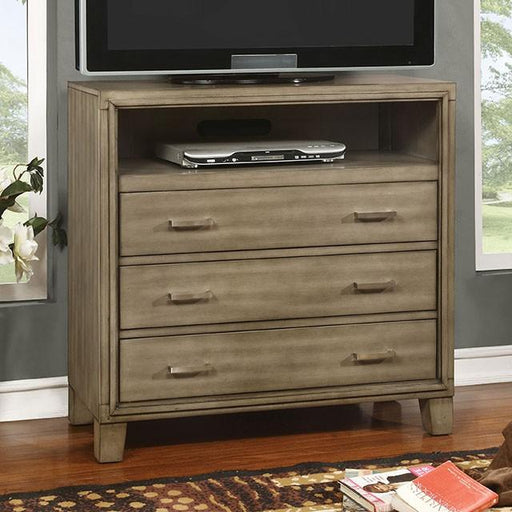 ENRICO I Gray Media Chest - Furniture Stars (Chicago, IL)