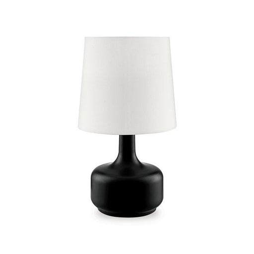 Farah Black 17"H Matte Black Table Lamp - Furniture Stars (Chicago, IL)