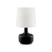 Farah Black 17"H Matte Black Table Lamp - Furniture Stars (Chicago, IL)