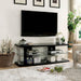 Ernst Black/Clear 60" TV Stand - Furniture Stars (Chicago, IL)