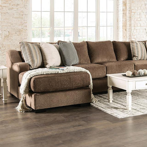 FARRINGDON Sectional, Brown - Furniture Stars (Chicago, IL)