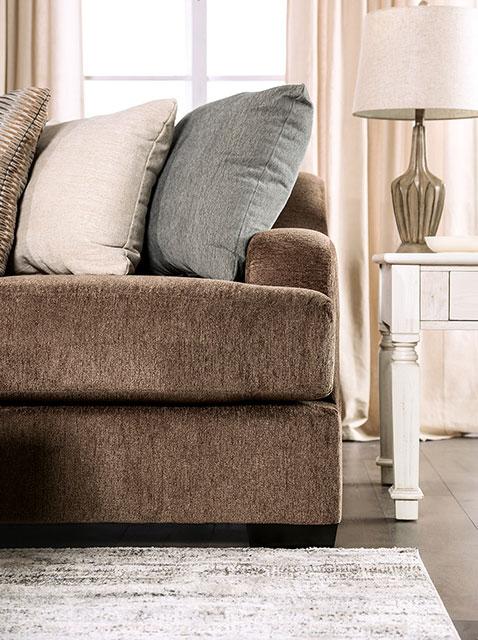 FARRINGDON Sectional, Brown - Furniture Stars (Chicago, IL)