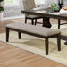 Faulk Espresso Bench - Furniture Stars (Chicago, IL)