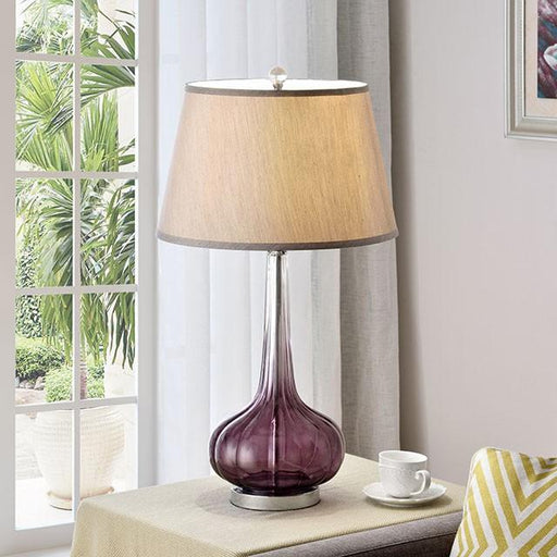 Fay Purple 30"H Table Lamp - Furniture Stars (Chicago, IL)