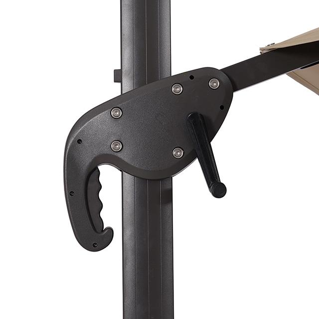 Fera 10 Ft Round Umbrella w/ LED Bulb + 37" Large Base - Furniture Stars (Chicago, IL)