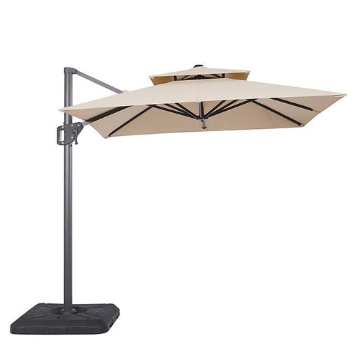 Fida 8 Ft Square Umbrella w/ Double Top + 37" Large Base - Furniture Stars (Chicago, IL)