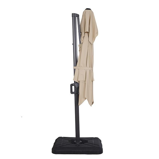 Fida 8 Ft Square Umbrella w/ Double Top + 37" Large Base - Furniture Stars (Chicago, IL)