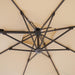 Fida 8 Ft Square Umbrella w/ Double Top + 37" Large Base - Furniture Stars (Chicago, IL)