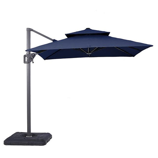 Fida 8 Ft Square Umbrella w/ Double Top + 37" Large Base - Furniture Stars (Chicago, IL)