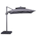Fida 8 Ft Square Umbrella w/ Double Top + 37" Large Base - Furniture Stars (Chicago, IL)